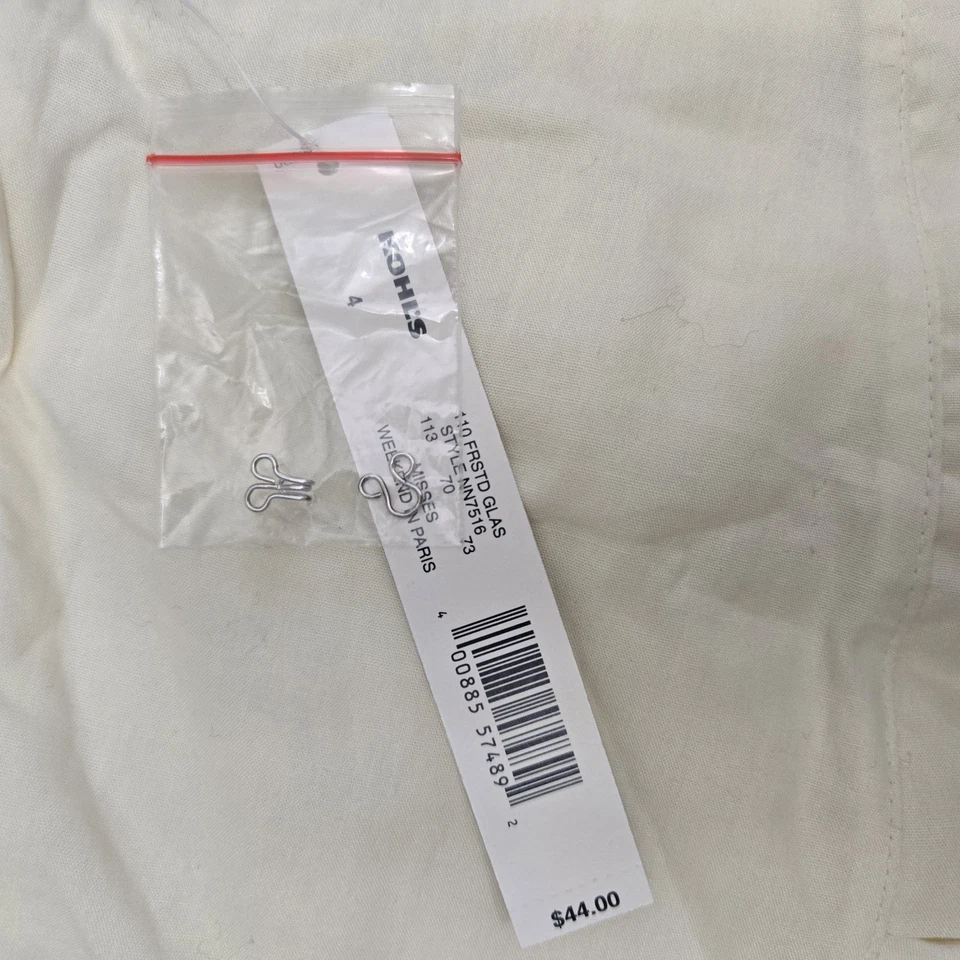 Apt. 9 Women's Cream Pleated Skirt Sz 4 100% Cotton Cottagecore Milkmaid boho - Image 4 of 4