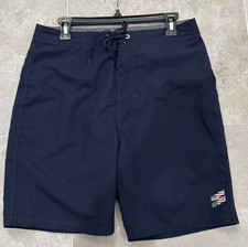 Hurley OAO SLASH 20  Board Shorts - Men's size 30" SOLID NAVY PATRIOTIC LOGO