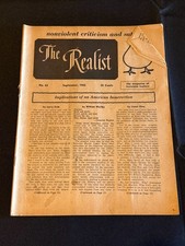 The Realist #62 September 1965 Larry Cole William Worthy Vtg Magazine