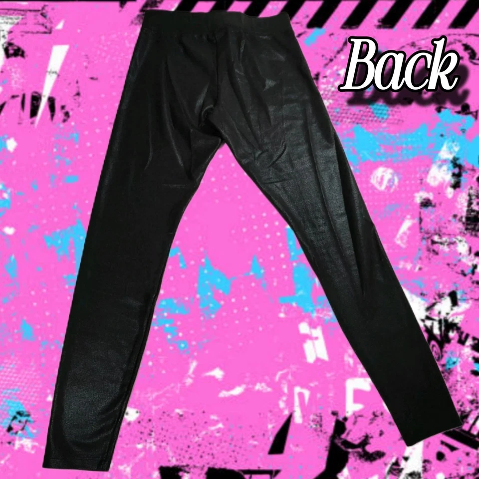 Guess 27" Pantalon Similicuir Noire Effet Peau de Serpent Cintura Feminina Moyenne  - Imagem 2 de 4