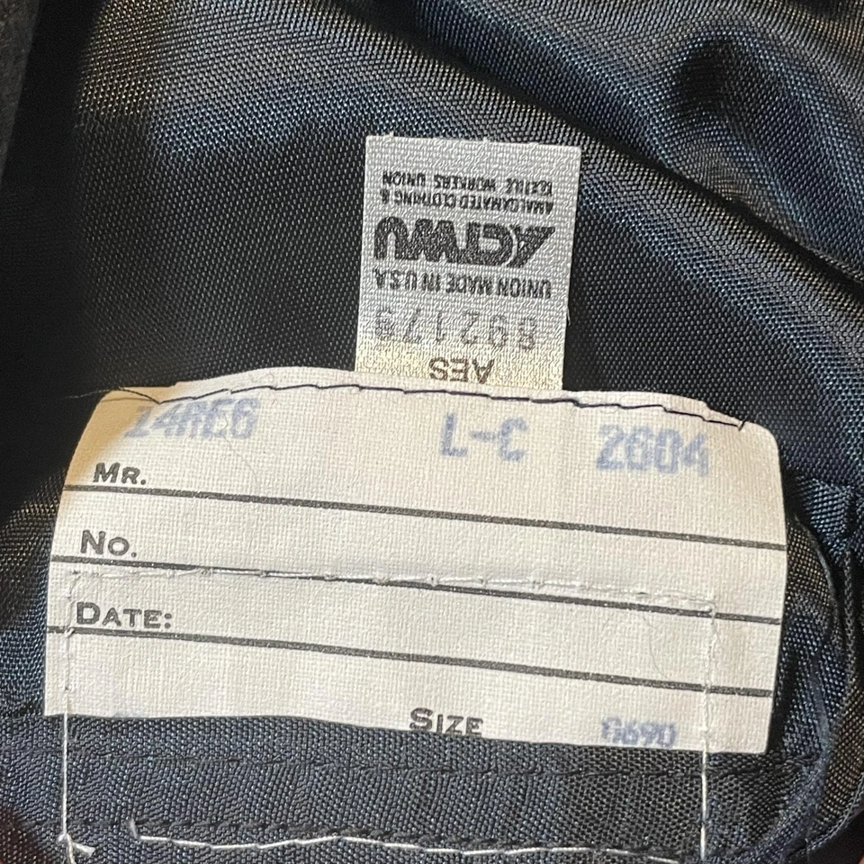 Blazer Vintage Nordstrom Mujer 14 Lana Doble Pecho Hecho EE. UU. Años 80 Traje Chaqueta Foto 4 de 4