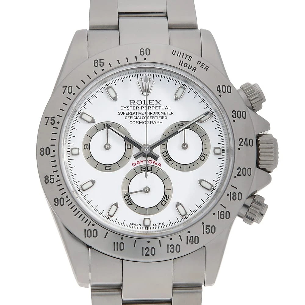 Rolex — ROLEX Cosmograph Daytona 116520 white F Number second hand mens