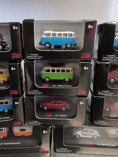 malibu international 1:87 11 Car Lot VW Kafer, VW Bus T1 Samba - Picture 5 of 6