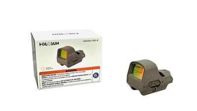 Holosun Reflex Green Multi Reticle Solar Failsafe/Shake Awake (FDE
