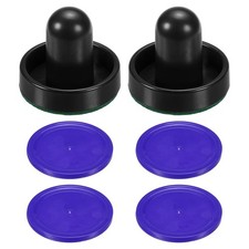 60mm Air Hockey Pushers and Air Hockey Pucks, Handles Paddles Replacement Acc...