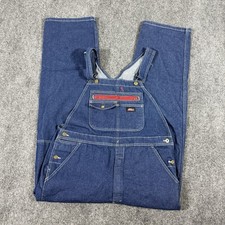 Vintage Dickies Bib Overalls Mens Size 40x32 MR Denim Carpenter Workwear