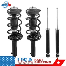 Front & Rear Complete Strut Shocks For Volkswagen Jetta Beetle Passat CC AUDI A3