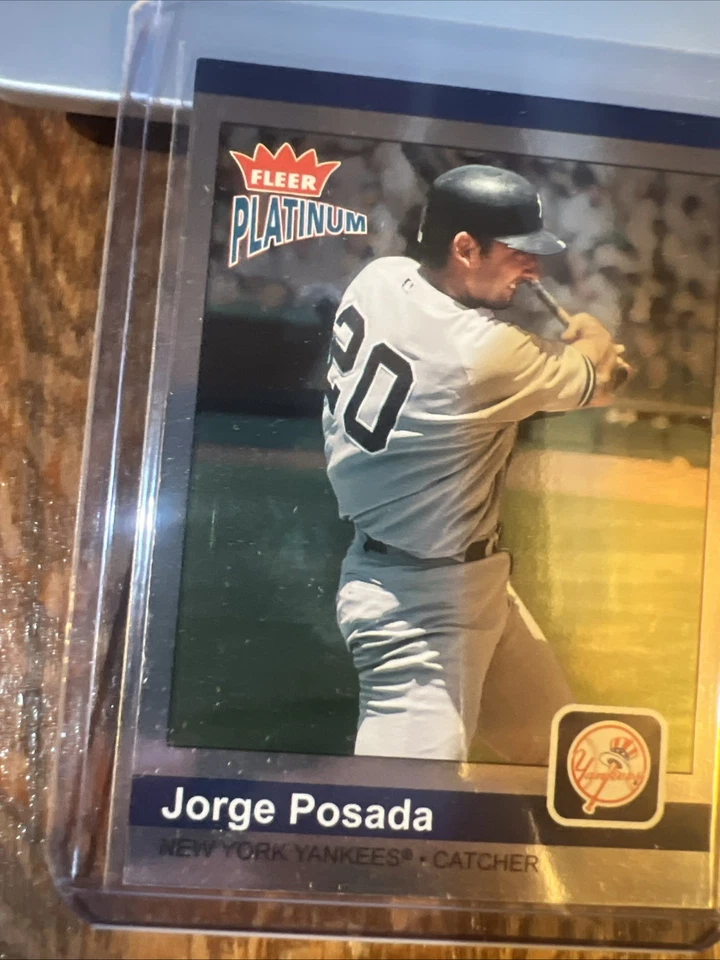 Jorge Posada 2004 Fleer Platinum Finish Parallel #149 New York Yankees /100 - Image 3 of 4