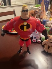 Vintage talking Mr. Incredible Action Figure Disney Pixar , Movable From 2003