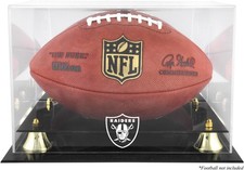 Oakland Raiders Team Logo Football Display Ca...