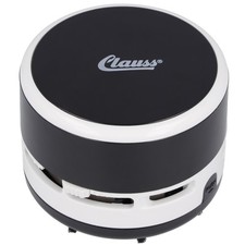 Clauss 2Clean Tischstaubsauger Schwarz | Mini Staubsauger Büro Gadget