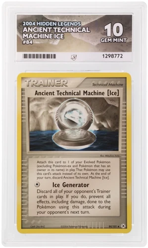 ACE 10 - Ancient Technical Machine Ice - 84/101 - Hidden Legends - Pokemon