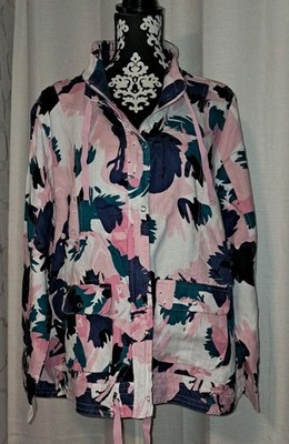 Women's Plus Size 20 W European Style 100% Linen Spring Zip Up Design Jacket 3E