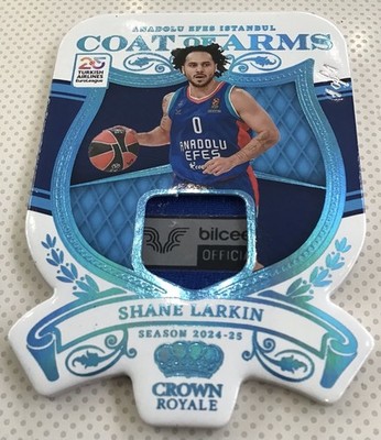 24/25 Crown Royale Shane Larkin Bilcee Logo Patch True 1/1 Anadolu Efes Istanbul