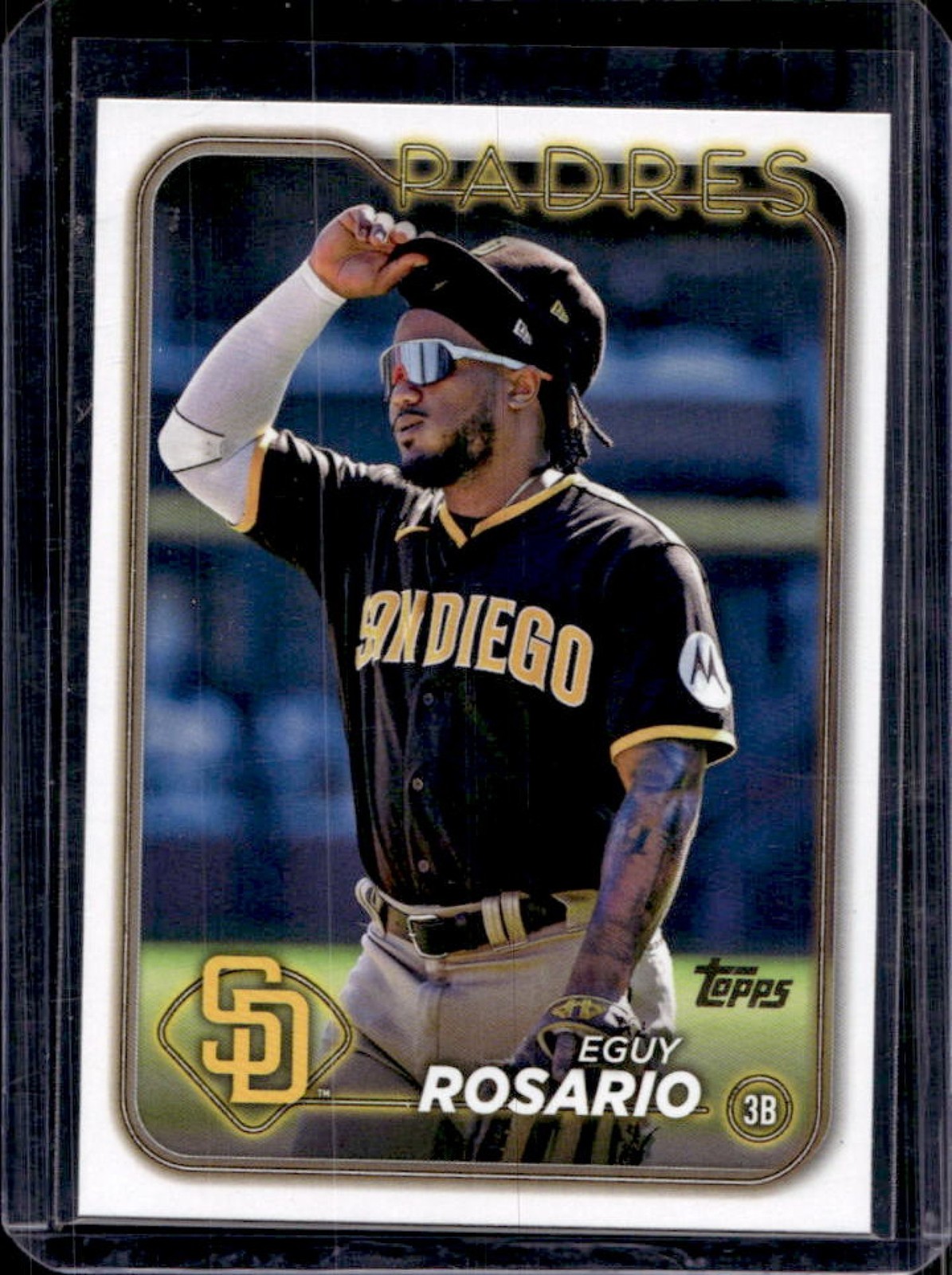 2024 Topps Eguy Rosario Golden Mirror SSP #414 Padres