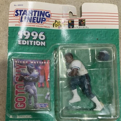Starting Lineup 1996 Ricky Watters NFL Football Figure & Card