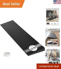 Sturdy 1.6" Rise Rubber Wheelchair Ramp, 35.4" Wide with Anti-Slip Design