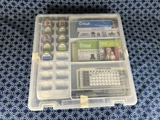Cricut Cartridges, Lot Of 9 Cartridges With Keyboards Booklets And Case