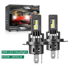 Car 26W 2600LM LED Headlight Z08 Fog Light High Low Beam Bulb 6500K Lamp White