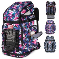 Ski Boot Bag Backpack, 60L Waterproof Travel Ski Boot Bag Backpack for Ski Snowb
