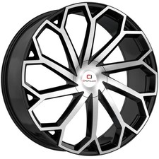 Cavallo Clv-51 22x8.5 5x1125x4.5 38mm Blackmachined Wheel Rim 22 Inch