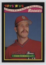 1987 Topps Toys R Us Rookies Box Set Todd Worrell #33 1a7j