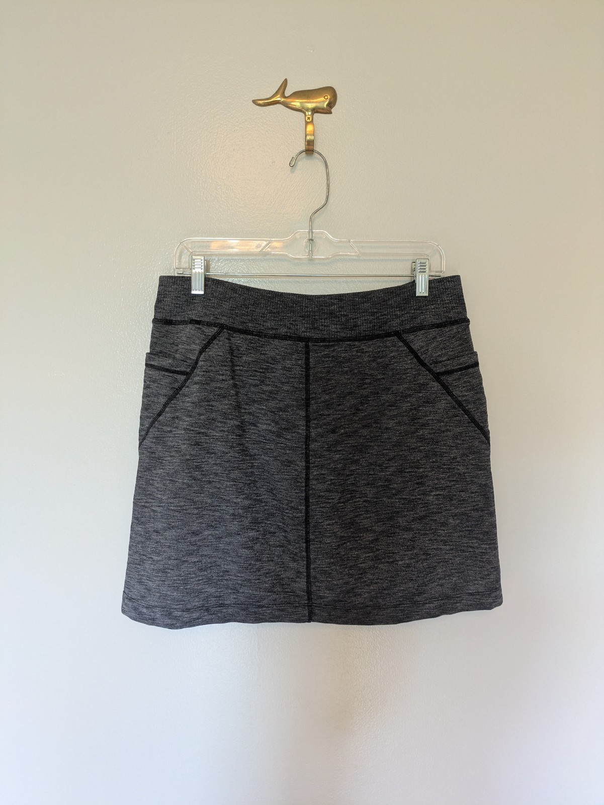 Athleta Excursion Skort Heather Gray Large - image 6