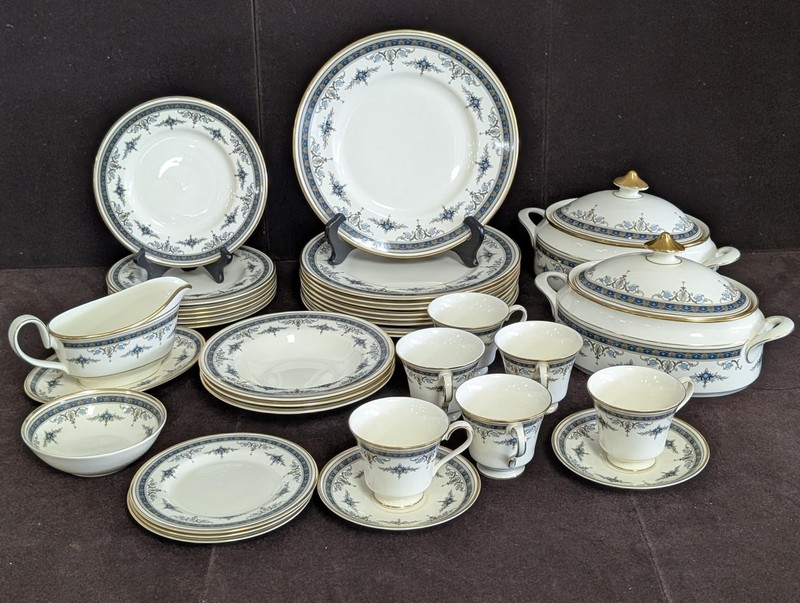 32 Piece Grasmere Blue by Minton, Made In England, PA6821MT