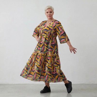AKH A-Form-Kleid  EG 42,44,46,48,50,52 Farbe:7236 multicolour