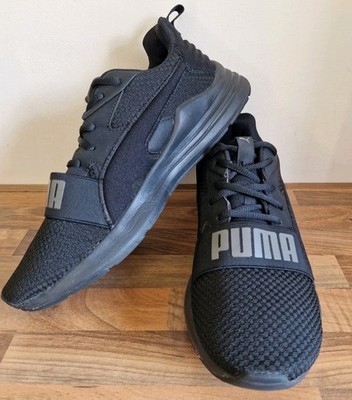  Puma Herren Sportschuhe UK Größe 9 Wired Run Turnschuhe Schwarz Turnschuhe Schuhe 