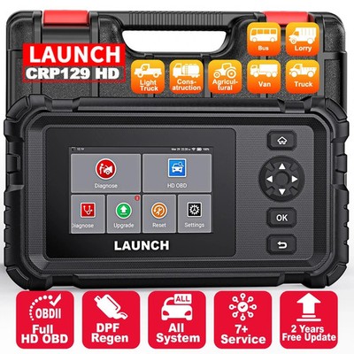 LAUNCH CRP129 HD LKW Schwerlast LKW Scanner 24V Diesel OBD Diagnosegerät DPF
