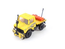 Roco H0 Modellauto aus Set 1909 Zweiweg Rangierfahrzeug  LOCTRAC 100S MB Unimog