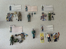Hasbro G.I. Joe ARAH Mixed Lot w/Accessories, File Cards Box art, Pre-Owned