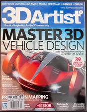 3D Artist No 30 Magazine - 2011 Master 3D Vehicle Design Art Center