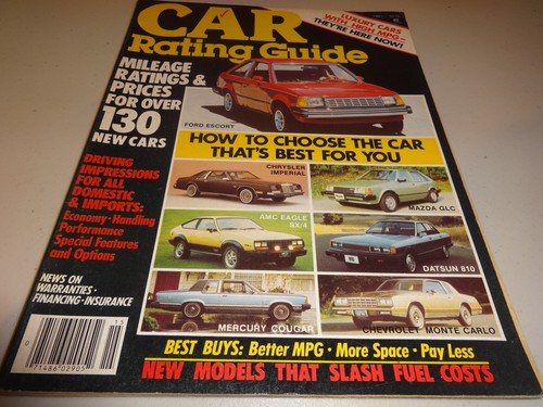 1981 CAR RATING GUIDE 130 NEW CARS | eBay