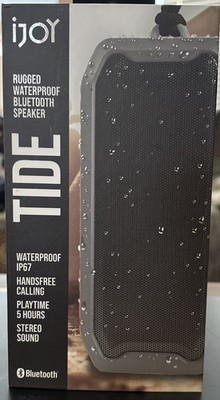 iJoy TIDE Rugged Waterproof Bluetooth Speaker in Teal NEW