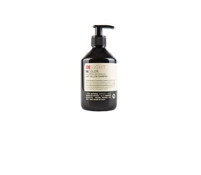 INSIGHT INCOLOR Anti Yellow Shampoo 400 ml Silbershampoo gegen Gelbstich