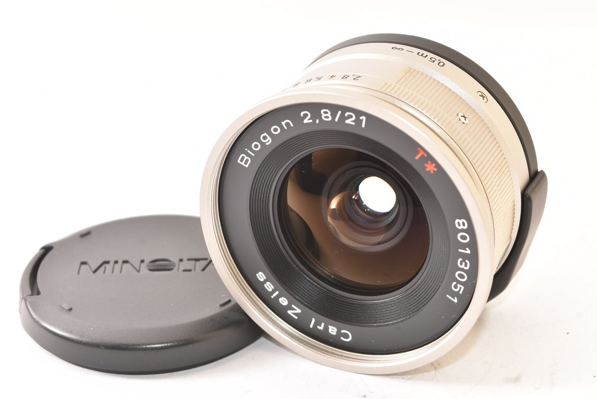 CONTAX Carl Zeiss Biogon 21mm F/2.8 T* Lens For G1 G2 Mint