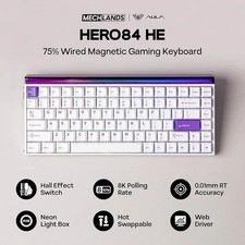 AULA HERO 84 HE Gaming Mechanical Keyboard Ma...