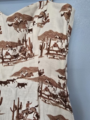 Reformation Roarke Linen Dress Sonora size 2 - Picture 6 of 10
