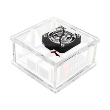 Board Acrylic Case Shell Cover With Fan Heat Sink For Orange Pi R1 Plus LTS