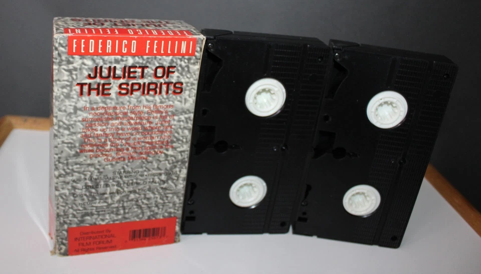 Federico Fellini Juliet Of The Spirits International Film Forum 2 Tape VHS Movie - Image 2 of 4