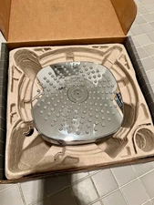 HANSGROHE 04387000 CROMA SELECT E 7'' SHOWER HEAD 2-SPRAY INTENSE RAIN NEW INBOX