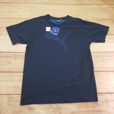 NEW Puma Shirt Mens Large DryCELL Performance Athletic Short Sleeve Training Tee