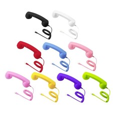 Retro Telephone Wired Handset Phone Receiver for Calls Computer Mobile Phone