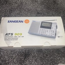 Sangean ATS 909 World Band Radio FM/MW/LW/SW – Boxed, Working, With Adaptor