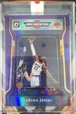 2020-21 Panini Donruss Optic - Air Defense LeBron James #3 Purple Prizm