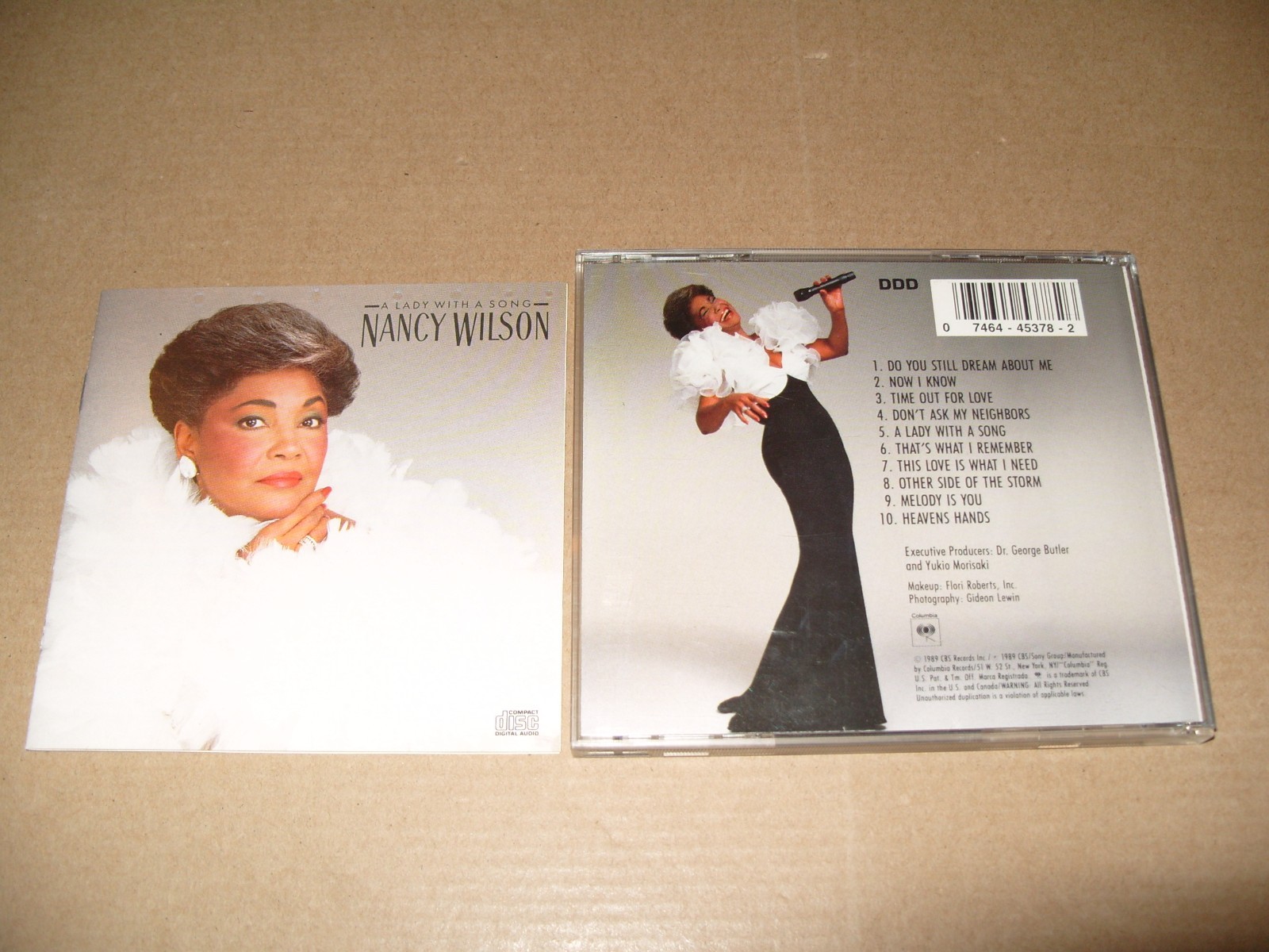 NANCY WILSON - A LADY WITH A SONG -1989 CD NEAR MINT / INLAYS EX/NM. (M4)