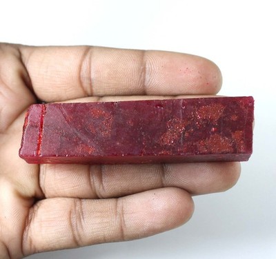 Unbehandelt Ruby Edelstein Natur Rot 250.25 Ct Roh-Scheibe AGI Zert. T36827