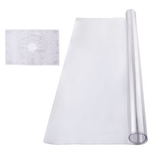 Uimoso PVC Table Cover 36x54 Inch Transparent Plastic Desk Mat 1.5mm Thick